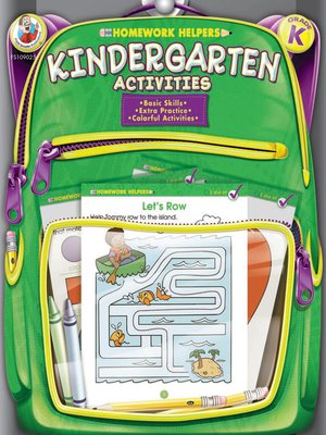 cover image of Kindergarten Activities Homework Helper